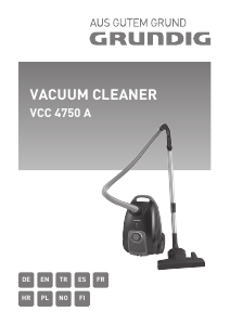 Manual Grundig VCC 4750 A Vacuum Cleaner