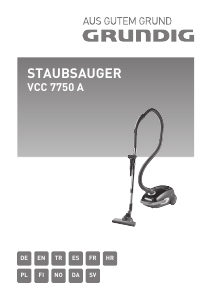 Manual Grundig VCC 7750 A Vacuum Cleaner