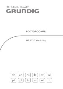 Bedienungsanleitung Grundig MT 6030 Haarschneider