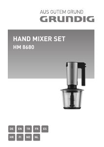 Manual Grundig HM 8680 Hand Mixer