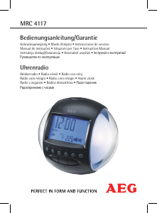 Manual AEG MRC 4117 Alarm Clock Radio