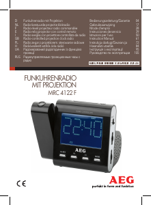 Bedienungsanleitung AEG MRC 4122 F Uhrenradio