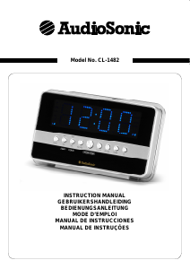 Manual AudioSonic CL-1482 Alarm Clock Radio
