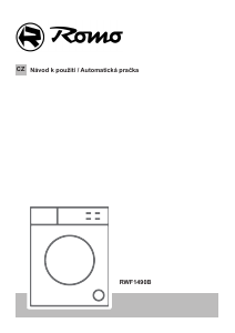 Manuál Romo RWF1490B Pračka