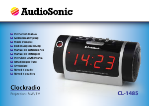 Bruksanvisning AudioSonic CL-1485 Klockradio