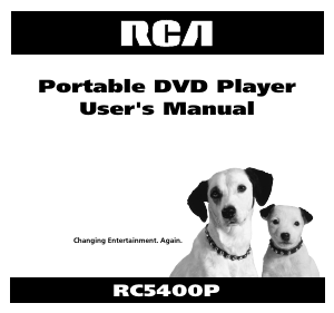 Manual RCA RC5400P DVD Player