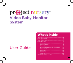 Manual Project Nursery PNM4-5W01 Baby Monitor