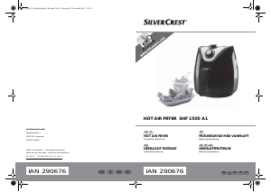 Bedienungsanleitung SilverCrest SHF 1500 A1 Fritteuse