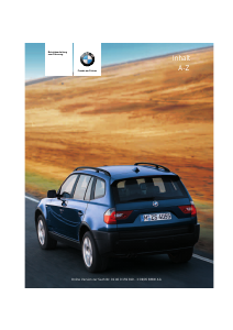 Bedienungsanleitung BMW X3 3.0i (2005)