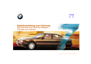Bedienungsanleitung BMW 725tds (1999)