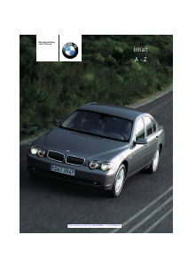 Bedienungsanleitung BMW 745i (2002)
