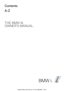 Handleiding BMW i8 (2015)