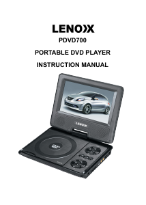 Manual Lenoxx PDVD700 DVD Player