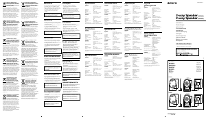 Manuale Sony XS-F6924 Altoparlante per auto