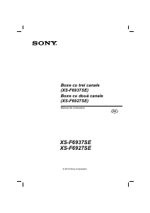 Manual Sony XS-F6927 Difuzor auto