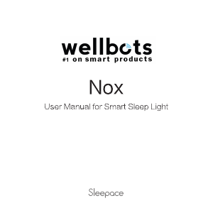 Manual Sleepace Nox Wake-up Light