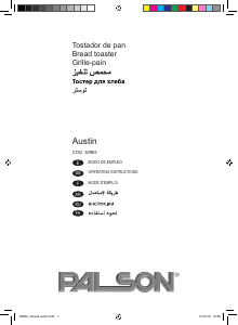 Manual de uso Palson 30963 Tostador