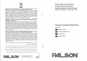 Manual de uso Palson 30991 Placa