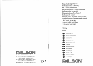 Manuale Palson 30630 Modellatore per capelli