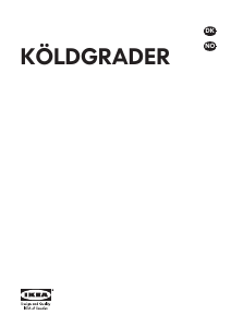 Brugsanvisning IKEA KOLDGRADER Køle-fryseskab