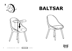 사용 설명서 이케아 BALTSAR 의자