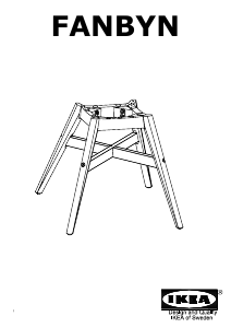 Εγχειρίδιο IKEA FANBYN Καρέκλα
