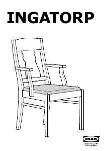 Priročnik IKEA INGATORP Stol