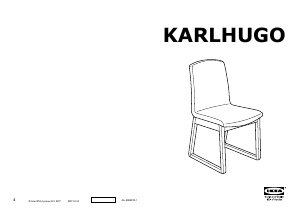 Handleiding IKEA KARLHUGO Stoel