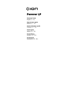 Mode d’emploi ION Forever LP Platine