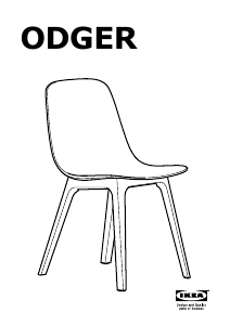 Manual IKEA ODGER Scaun