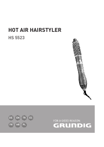 Kullanım kılavuzu Grundig HS 5523 Saç şekillendirici