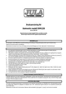 Bruksanvisning Jula 802-143 Bakmaskin