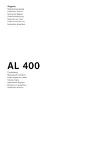 Manual Gaggenau AL400191 Placa