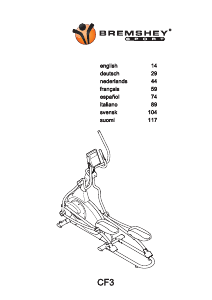 Manual de uso Bremshey CF3 Bicicleta elíptica
