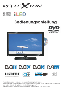 Bedienungsanleitung Reflexion LDD-1510 LED fernseher
