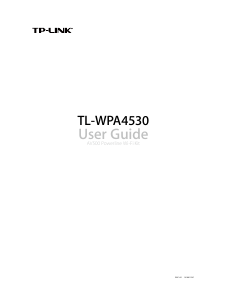 Handleiding TP-Link TL-WPA4530 Powerline adapter