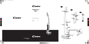 Manual Candy Freejet 3 en 1 Vacuum Cleaner