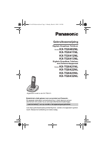 Handleiding Panasonic KX-TG6421NL Draadloze telefoon