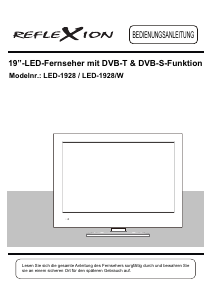 Bedienungsanleitung Reflexion LED-1928 LED fernseher