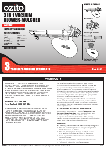 Handleiding Ozito BLV-2401 Bladblazer