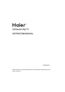 Manual de uso Haier LE40B650CF Televisor de LED