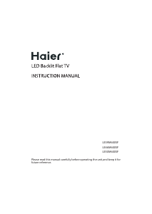 Manual de uso Haier LE46M600SF Televisor de LED