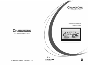 Bedienungsanleitung Changhong E24F898 LED fernseher