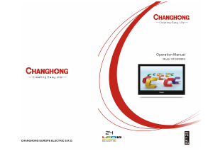 Manuale Changhong EF24F898S LED televisore