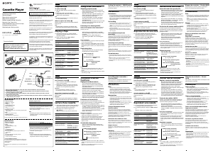 Manuale Sony WM-EX522 Walkman Registratore a cassette