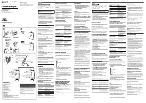 Manuale Sony WM-EX615 Walkman Registratore a cassette