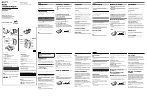 Mode d’emploi Sony WM-FX193 Walkman Enregistreur de cassettes