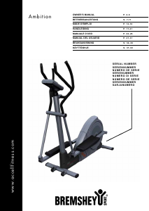 Manual Bremshey Orbit Ambition Cross Trainer