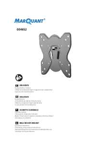 Manual MarQuant 004-852 Wall Mount