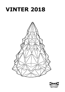 Käyttöohje IKEA VINTER 2018 (604.112.87) Joulukoriste